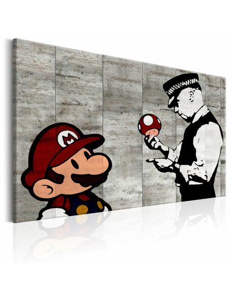 Tableau BANKSY ON CONCRETE 