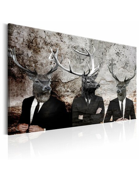Tableau DEER IN SUITS 