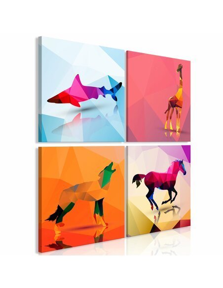 Tableau GEOMETRIC ANIMALS 