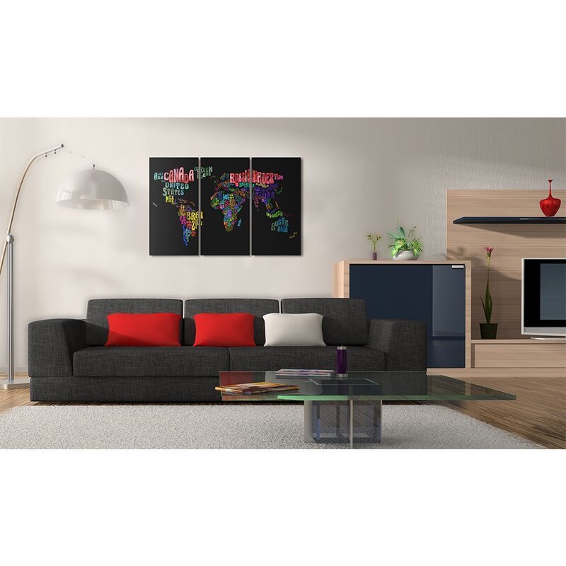 Tableau NOMS DES PAYS 3 parties 