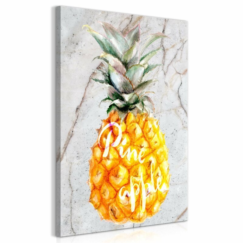 Tableau PINEAPPLE AND MARBLE VERTICAL 