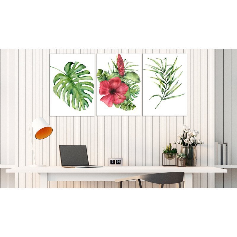 Tableau RED HIBISCUS 