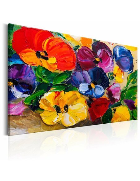 Tableau SPRING PANSIES 