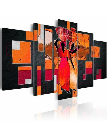 Tableau WOMEN CARRYING WATER 