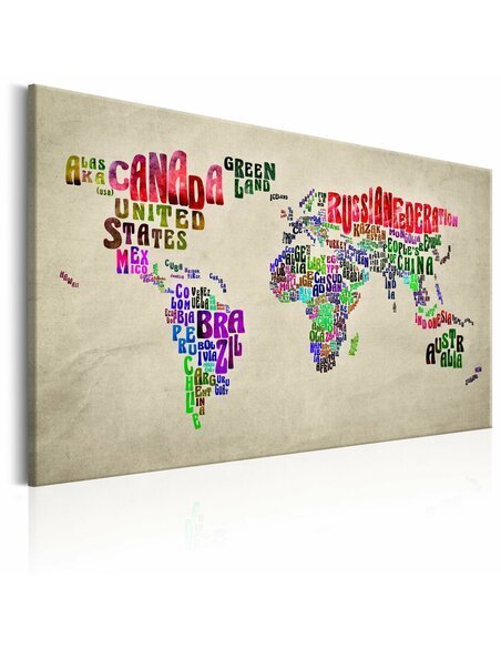 Tableau WORLD MAP WORLD TOUR 