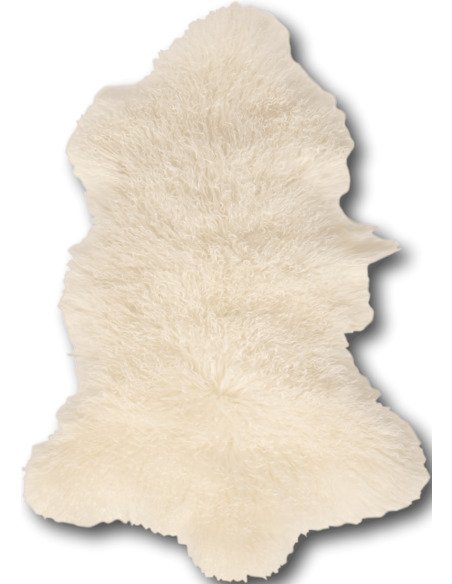 Peau d'agneau tibet Blanc 