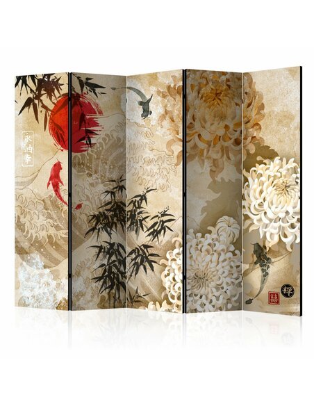 Paravent 5 volets FISH DANCE II 