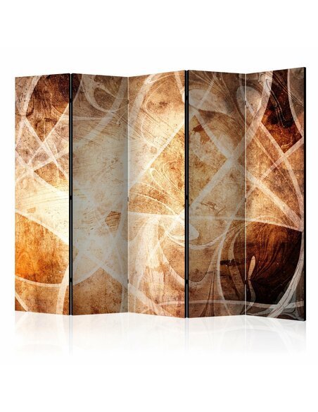 Paravent 5 volets BROWN TEXTURE II 