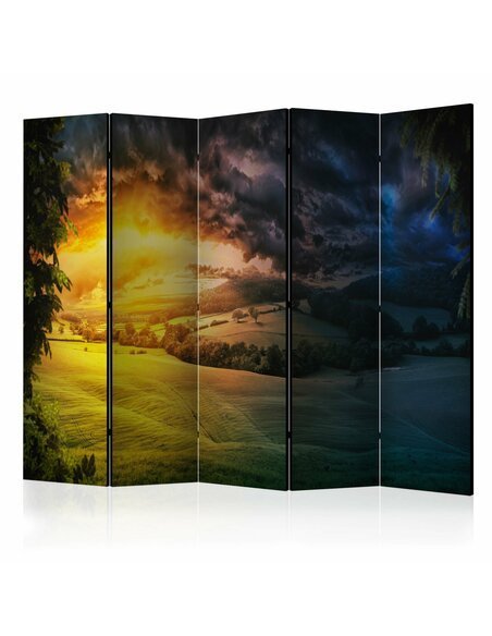 Paravent 5 volets TWILIGHT OVER THE VALLEY II 