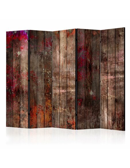 Paravent 5 volets STAINED WOOD 