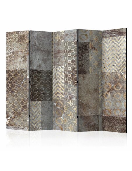 Paravent 5 volets GEOMETRIC TEXTURES 