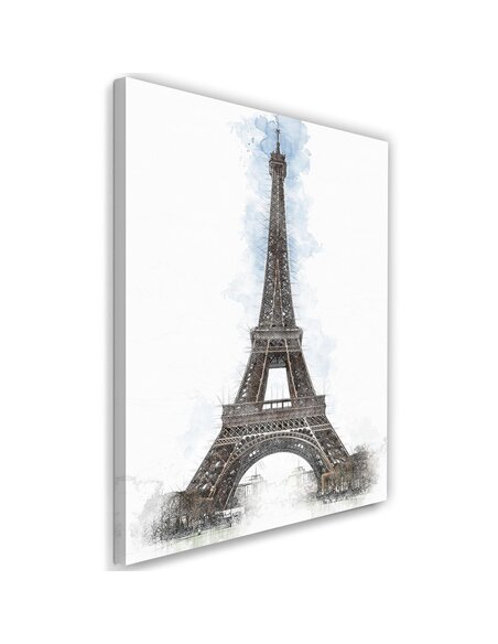 Tableau XXL Paris Image Decor artwork Brown imprimé sur toile