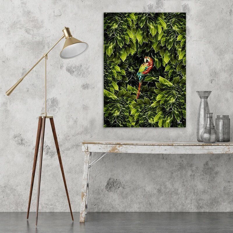 Tableau XXL macaw Image Decor tropical imprimé sur toile