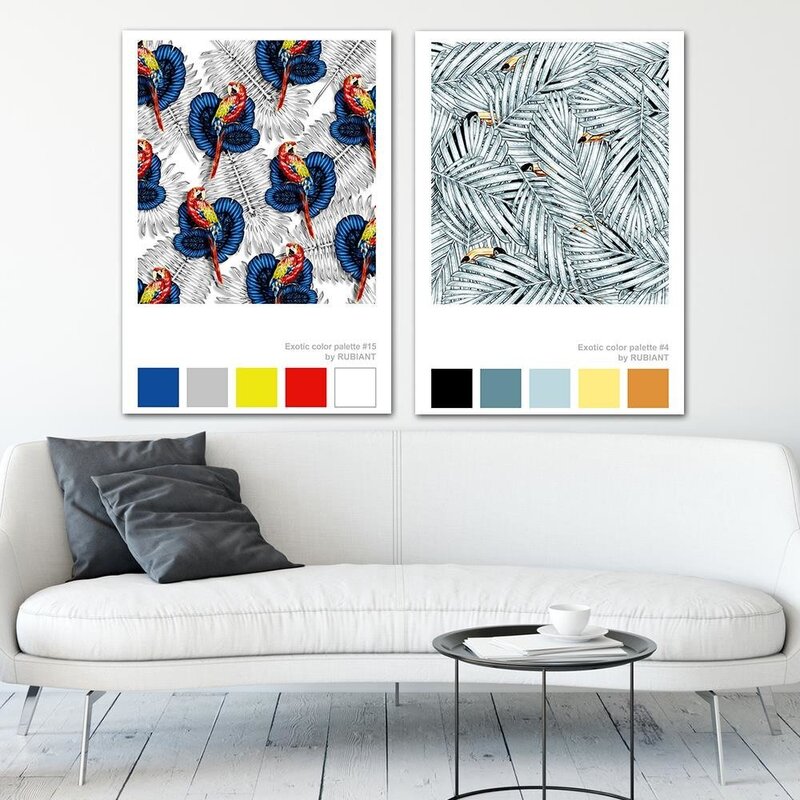 Tableau XXL art print Image Decor exotic imprimé sur toile