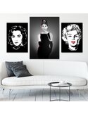 Tableau XXL Movie star Image imprimé sur toile