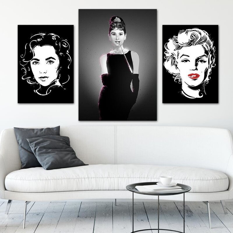 Tableau XXL Movie star Image imprimé sur toile