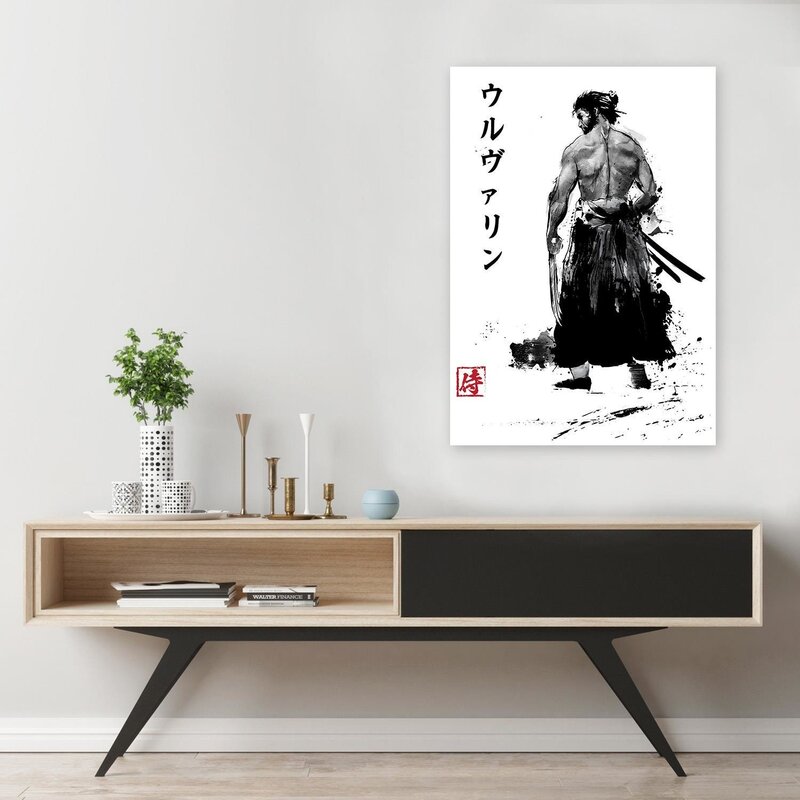 Tableau XXL Immortal Samurai imprimé sur toile