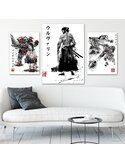 Tableau XXL Immortal Samurai imprimé sur toile