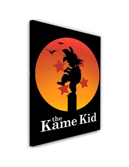 Tableau XXL The Kame Kid Image Decor Orange imprimé sur toile