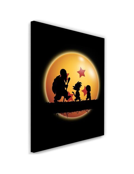 Tableau XXL Hakuna Matata Kame Image Orange imprimé sur toile
