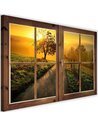Tableau window, the road to the west imprimé sur toile