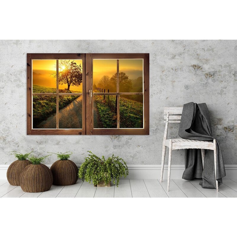 Tableau window, the road to the west imprimé sur toile