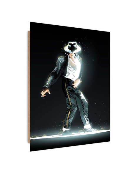 Tableau Moonwalk imprimé sur bois