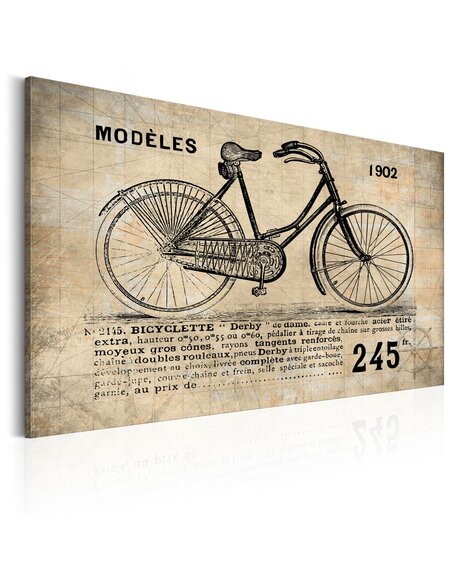 Tableau N° 1245 Bicyclette 