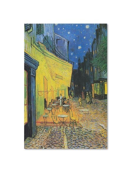Tableau Reproduction Picture Of V. Van Gogh - Cafe Terrace At Night