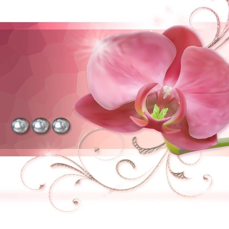 Tableau Orchids Abstraction