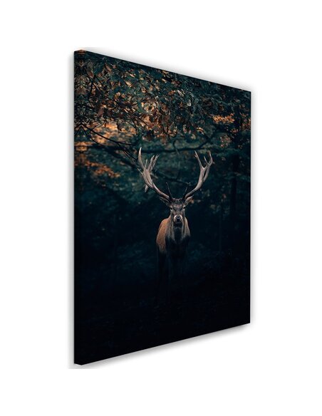 Tableau Deer In The Bushes