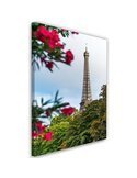 Tableau Eiffel Tower And Flower