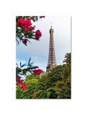 Tableau Eiffel Tower And Flower