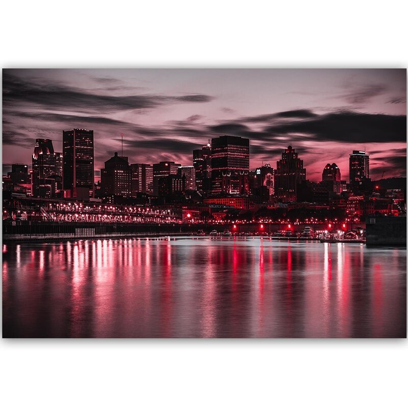 Tableau Red Lights Of The City