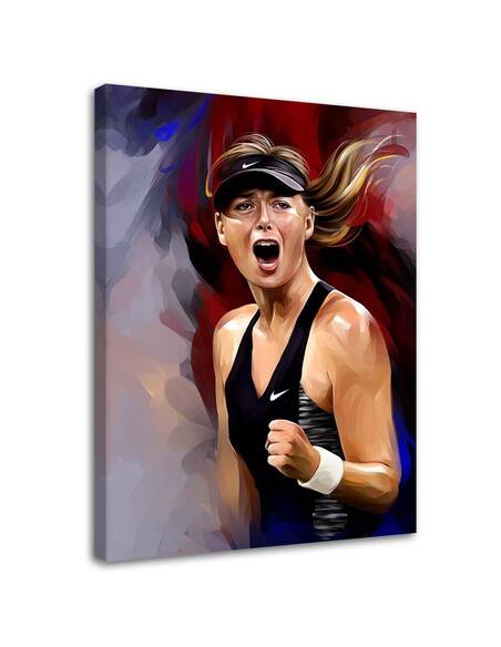 Tableau Portrait Of Famous Tennis Player