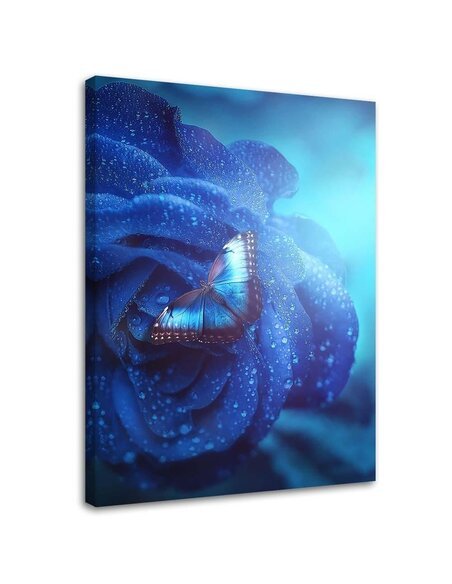 Tableau Butterfly Sitting On A Flower