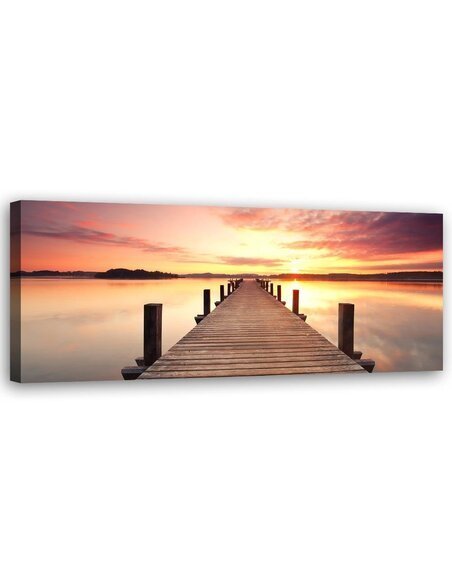 Tableau Sunset Over The Bridge