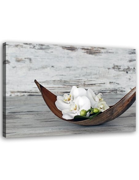 Tableau Flower On The Wood