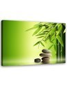 Tableau Green Bamboo And Zen Stones