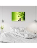 Tableau Green Bamboo And Zen Stones