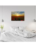 Tableau Red Poppy Flowers