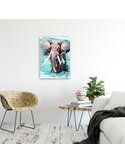 Tableau Watercolor Elephant