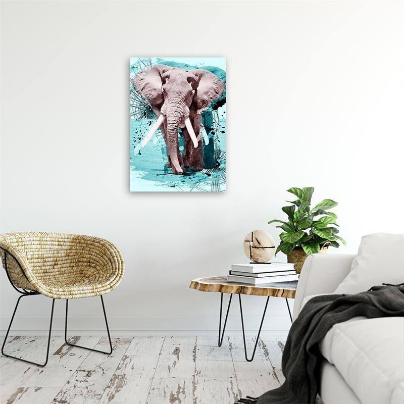 Tableau Watercolor Elephant