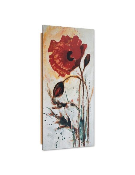Tableau bois Poppies image