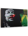 Tableau bois Reggae Bob Marley abstract