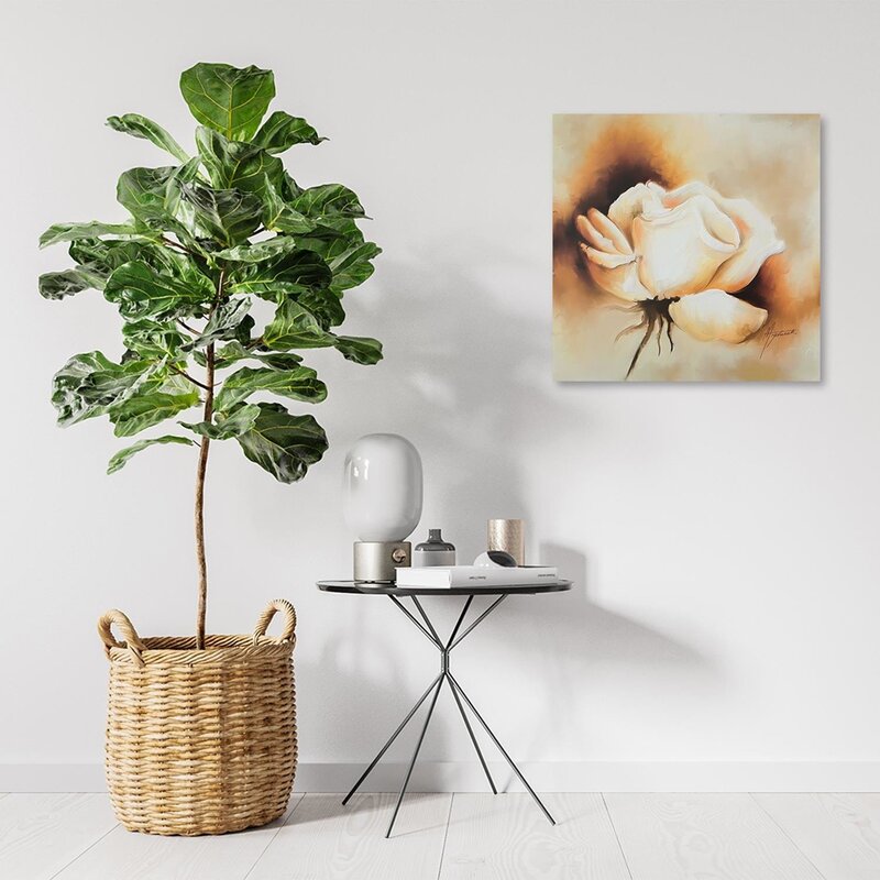 Tableau bois Beige Rose