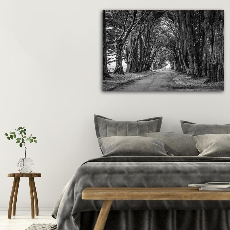 Tableau bois Avenue of trees
