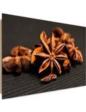 Tableau bois decorative Anise