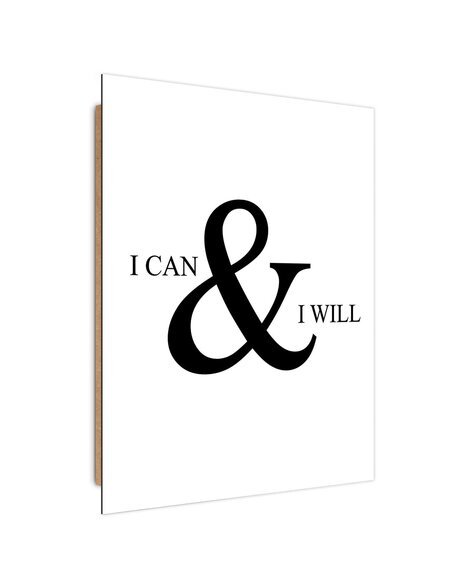 Tableau bois Incentive - I can do anything