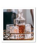 Tableau bois whiskey decanter